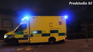 Ambulance Dienst 112 Lochristi MUG met spoed in Veurne [upl. by Verge]