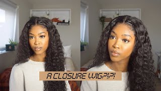 i tried a 6x6 closure wig and  asteria hair water wave [upl. by Sirtimid]