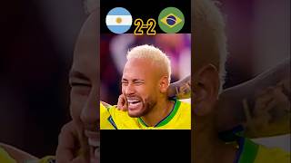 Argentina VS Brazil 42 World Cup Final Imaginaryshorts argentina messi neymar [upl. by Barrett]