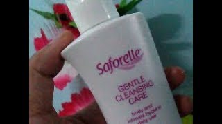 FAST REVIEW Saforelle Gentle Cleansing Care Body and Intimate Wash [upl. by Akineg]