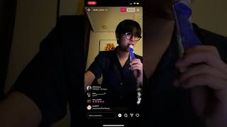 WOODZ 우즈 曹承衍 220214  ig live singing “phonecert” [upl. by Eddina489]