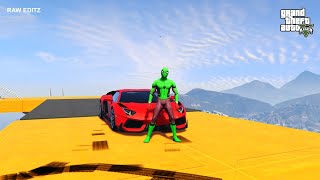 LIVE SpiderMan Goes Wild in GTA V Epic Adventures [upl. by Annahsor]