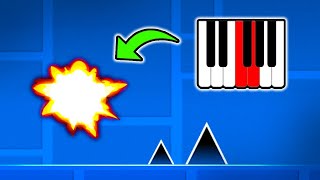 If I Play The Wrong Piano Key I Die Geometry Dash [upl. by Eirrehs]