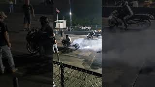 Cecil County Dragway motorcycle burnout dragracing [upl. by Debor475]