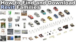 How to find and Download Families for Revit Tutorial [upl. by Rodolphe]