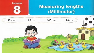 Primary 3 \ grade 3 1st term 8 Measuring lengths Millimeter  شرح ماث ثالثه إبتدائى لغات [upl. by Adniralc]