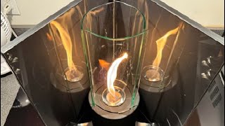 Tornado Tabletop Fire Pit 60 90 Mins Burn Review [upl. by Naanac994]