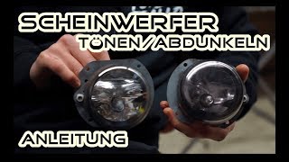 SCHEINWERFER  RÜCKLEUCHTEN TÖNEN FOLIEREN  Tutorial Anleitung by TurboTsallo [upl. by Asiilanna]