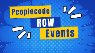 PeopleCode Row Events  HandsON Tutorial  Sameer Pravin Ranalkar [upl. by Costin]