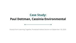 Case Study Paul Dettman Cassinia Environmental [upl. by Gillmore]