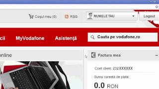 Cum pot sa vad factura si apelurile detaliate din contul MyVodafone  Vodafone [upl. by Aihseym367]