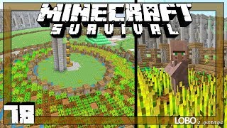 🌱 Minecraft Survival 78  AUTOMATIC WHEAT FARM  THE FARMING VILLAGER  Luna SSP [upl. by Ahsa]