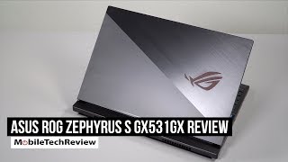 Asus ROG Zephyrus S GX531GX Review [upl. by Ecirtaeb300]