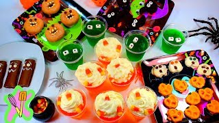 6 Postres sin horno de Halloween fáciles Aprendiendo a Cocinar [upl. by Elatsyrc]