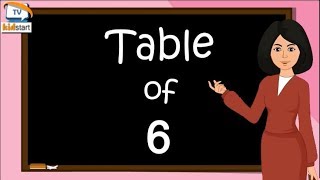 Table of 6Learn Multiplication Table of Six 6 x 1  6Times Tables Practice6 Times Tables [upl. by Reemas]