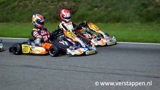 Max Verstappen Jorrit Pex amp Stan Pex Karting Genk Belgium 29092015 [upl. by Fernande53]