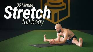 30 Minute Full Body Stretch Workout  Follow Along No Talking [upl. by Dryden]