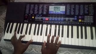 how to play Mercy Chinwo Excess love piano keyboard tutorial [upl. by Yroggerg]