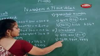 Numbers amp Place value  Part 1  5th std Maths Syllabus  Mathematics [upl. by Westmoreland595]