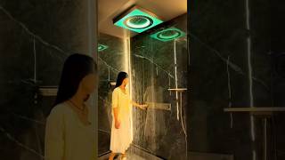 New 2025 Concealed Ceiling Shower HeadWith Led Light shorts shower showerheadbathroomremodel [upl. by Vano839]