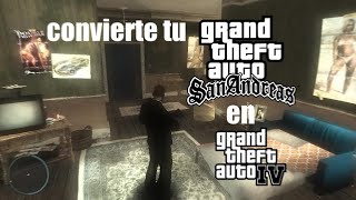 Convierte Tu Grand Theft Auto San Andreas En Grand Theft Auto IV [upl. by Allissa451]