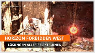 Horizon Forbidden West Alle Reliktruinen  Lösungen amp Fundorte [upl. by Celene338]