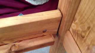 Argos Classic Antique Bunk Bed Assembly Part 4 [upl. by Sofia617]