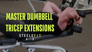 Dumbbell Tricep Exercises Master Correct Form and Boost Your Workout [upl. by Sikko]