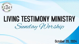 Living Testimony Ministry of Chicago  Family Worship  October 20 2024 [upl. by Mercer]