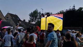 Cole Palmers Equaliser  England vs Spain  Crowd Reaction  Euros Final 2024  Beekeepers Witney [upl. by Enetsirhc]