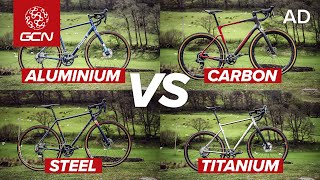 Carbon Vs Aluminium Vs Titanium Vs Steel Which Bike Frame Material Is Best [upl. by Zetes815]