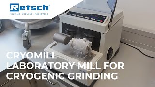 CryoMill  Laboratory mill for cryogenic grinding RETSCH cryomill laboratoryinstruments [upl. by Nelyak]