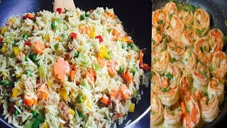 Comment faire le meilleurs riz sauté aux crevettes facile [upl. by Burch74]