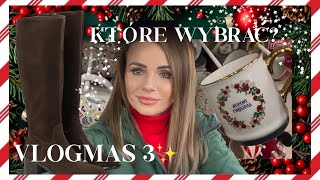 🎄KTÓRE BUTY ZOSTAWIĆ 🤔PRZYTŁOCZYŁO MNIE TO🫤VLOGMAS 4✨ [upl. by Emirac]