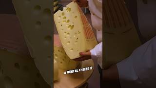 Emmental cheese is cut with a simple thread shortsviral shortsfeed shortsvideo shorts [upl. by Aizirk320]