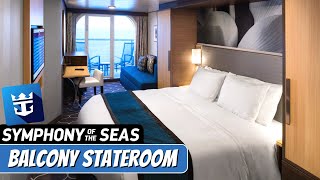 Symphony of the Seas  Ocean View Stateroom with Balcony Tour amp Review 4K  Royal Caribbean Cruise [upl. by Mendoza]