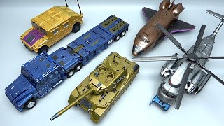 TRANSFORMERS ZETA TOYS BRUTICUS Metallic Edition TRANSFORMATION [upl. by Nhepets]