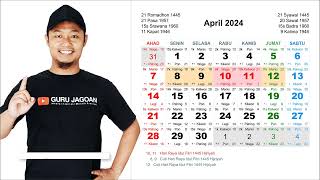 Kalender April 2024 [upl. by Cryan561]