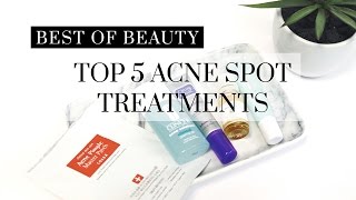 Top 5 Best Acne Spot Treatment Products  LookMazing [upl. by Yentrok]