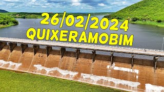 Barragem de Quixeramobim dados atualizados hoje 26022024 Ceará [upl. by Atwood]