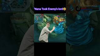 Nana IQ 101 Steal lords Enemy🤣MLBBMobileLegendsBangBangMLBBCreatorParty [upl. by Eugine707]