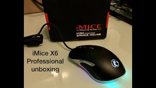 iMice X6 Pro unboxing [upl. by Inilahs]