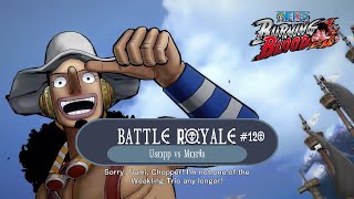 Battle Royale 120  The King of Snipers  Usopp vs Moria  One Piece  Burning Blood [upl. by Airednaxela487]