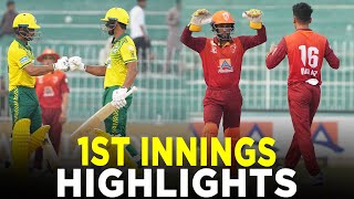 1st Innings Highlights  Stallions vs Lions  Match 12  Bahria Town Champions Cup 2024  M9A1K [upl. by Aihsinyt]