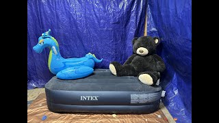 Destruction Stuffed Animals Popping Inflatable Pool Toys PSA [upl. by Thurman]