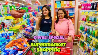 🪔Diwali Special Cheapest Super Market Shopping for New House 🏠 Bindass Kavya Diwali Celebration [upl. by Acimot105]