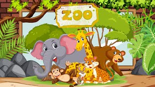 ZOO SONG  Wild Animals for Kids  Animal Song for Kids  Nursery Rhymes For Toddlers  Kids Videos [upl. by Eseret]