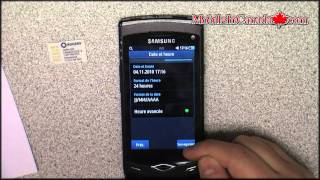 How to enter unlock code on Samsung Wave S8500 From Rogers  wwwMobileincanadacom [upl. by Tiga]