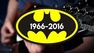 Batman Movie Themes 1966  2016 on Guitar [upl. by Aicissej]