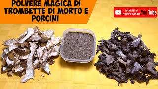 Polvere magica di trombette di morto e Porcini sub Eng [upl. by Aitnuahs487]